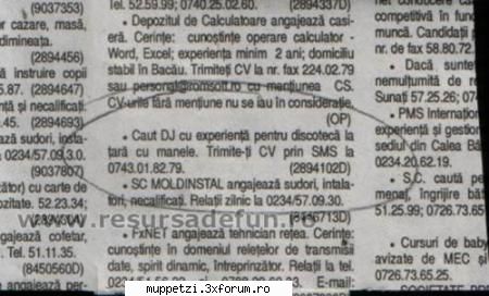 glume glumitze :)) tiganu ....no k&nbsp; ti-am gasit ban tigara)sau mai bine anagajam banket bage